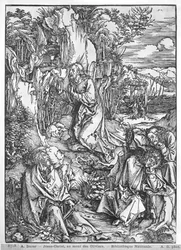 Jésus-Christ au mont des Oliviers